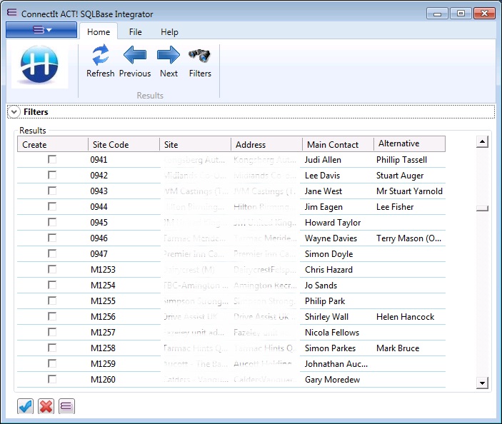 Contact Manager integration solution